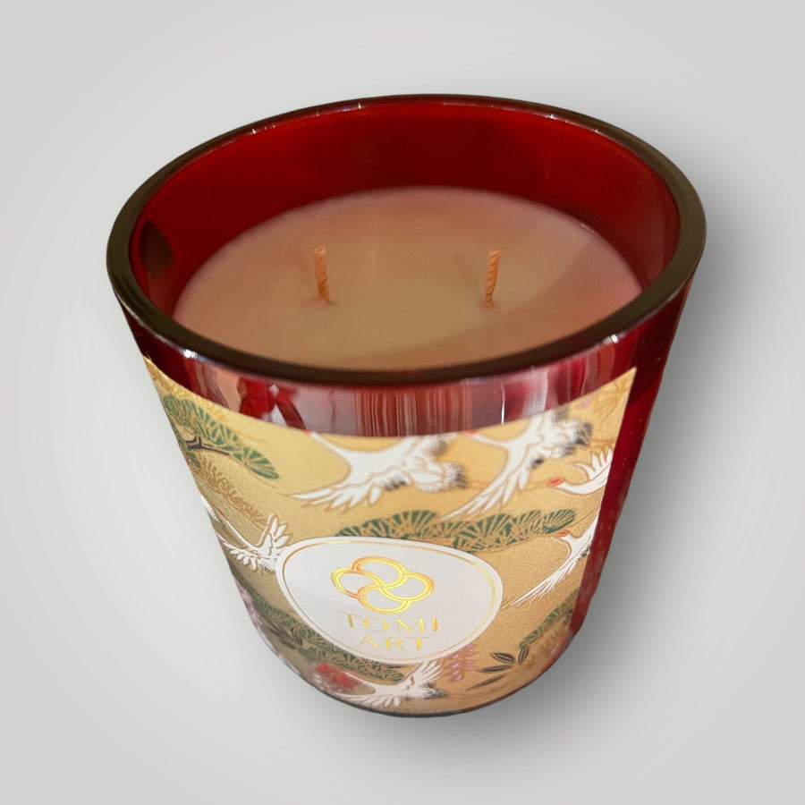 Christmas Candle - Green Tea and Ginger Citrus