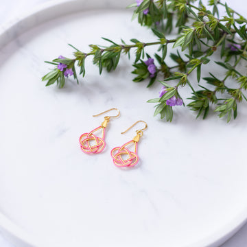 Maiko Petit Earrings - Golden Pink